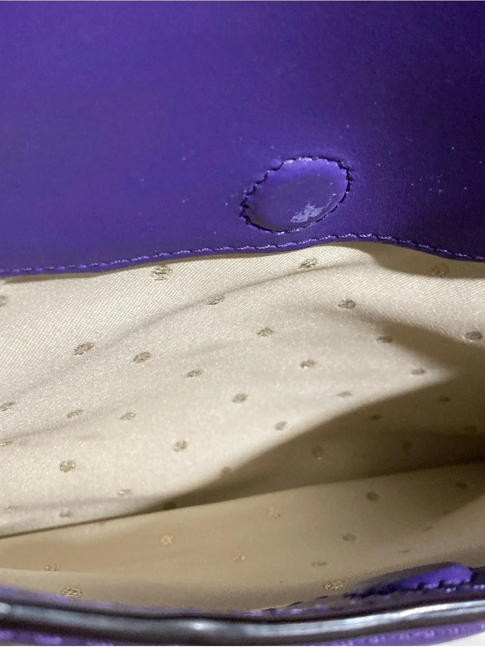 EUC‎ kate spade 2 Park Avenue Beau Shopper in Purple Leather